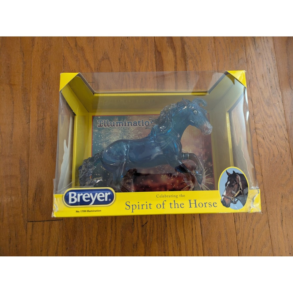 Breyer Illumination 1799 Traditional Series 1:9 Scale Translucent Blue Horse NIB